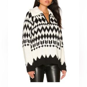 Black and White Women's Sweater